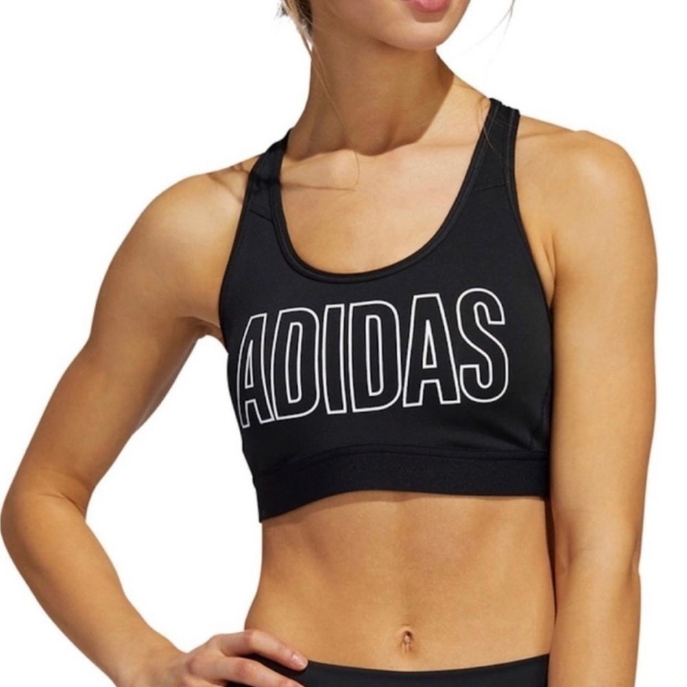 Adidas | Women’s Black Sports Bra - Picture 6 of 7